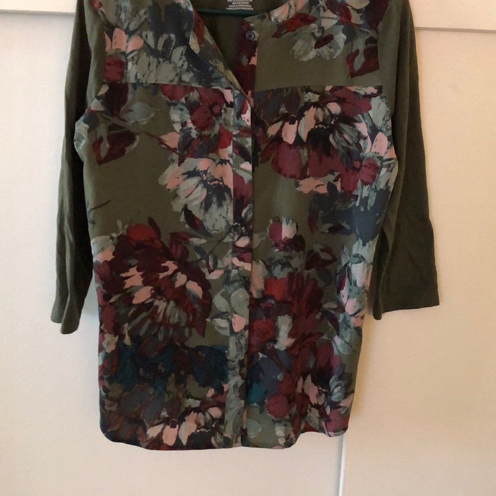 3/4 sleeve blouse